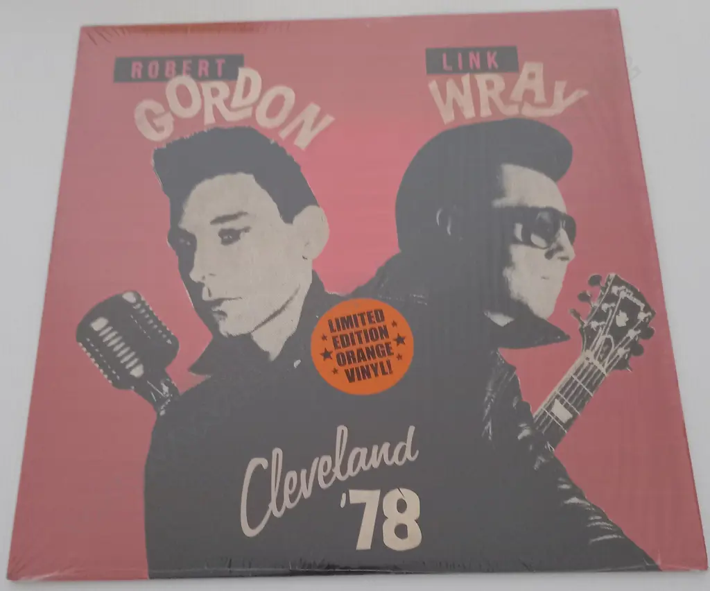 Robert Gordon (2), Link Wray, Cleveland '78 (Tangerine vinyl) Image 1++